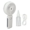 thumbnail image 2 of Ventilador portátil de nebulización de mano ANGGREK mini ventilador recargable de silicona ABS 4 cuchillas Turbo, 2 of 8