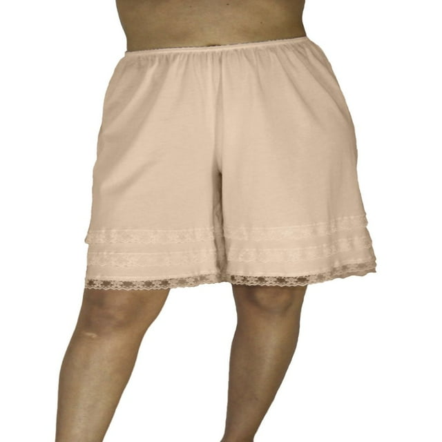 CHOK Jupon-Culotte en Tricot de Coton Longueur Snip-A, Culotte Slip, Bloomer, Jupe Fendue