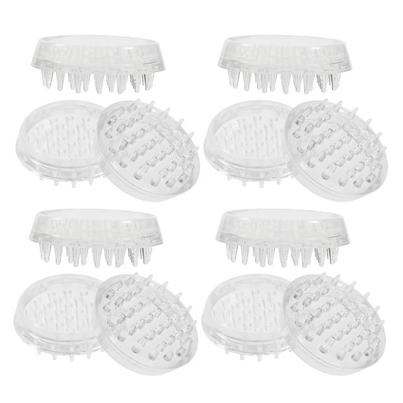 UPOUART 12-Pack Transparent Round Non- Furniture Pads for Floor and Scratch Prevention