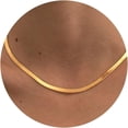 thumbnail image 4 of Collar de cadena de serpiente chapado en oro/plata de 14 quilates, collar de espiga, gargantilla de oro, collares para mujeres y niñas, regalos, joyería de 1,5/3/5 mm (ancho) 14 pulgadas/16 pulgadas (, 4 of 5
