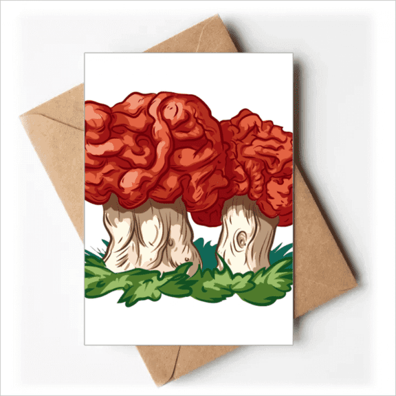 Cute Red Mushroom Illustration Pattern Greeting Cards You are Invited Invitations