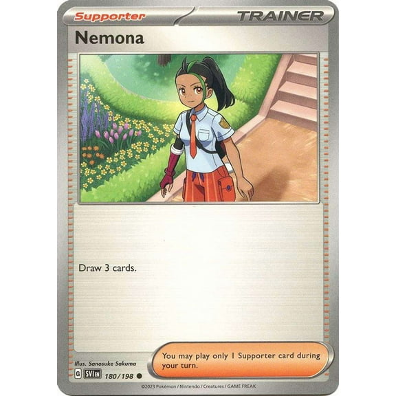 Pokemon Scarlet & Violet Base Set Common Nemona #180