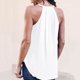 thumbnail image 4 of Blusa sin mangas con cuello en V sólido a la moda para mujer Pompotops  lopia988248, 4 of 5