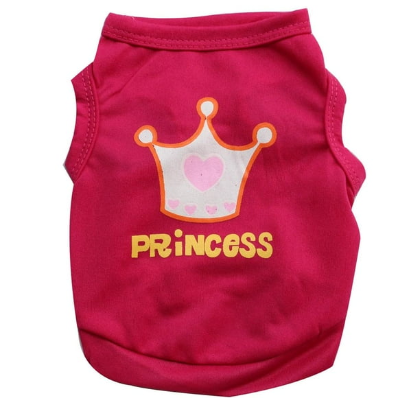 Princess CrownPet Chaleco para cachorro, camisa para perro, ropa, abrigo, talla XS-L