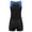 Royal Blue&Black, variant on Sinleey Kids Gymnastics Outfit Dance Leotard with Shorts Boys 2 Piece Tumbling Training Bodysuit White 6