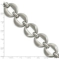 thumbnail image 2 of Stainless Steel Polished and Brushed With .7inch Ext. Bracelet - 7.5 Inch, 2 of 2