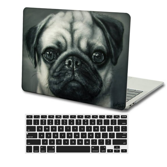 KSK KAISHEK Hard Shell Case Compatible with MacBook Pro 15" with Touch ID + Black Keyboard Cover Model: A1707&A1990 (Animal A 142)