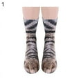 thumbnail image 6 of Ruanlalo Unisex 3D Simulation Animal Paw Hoof Adult Children Soft Elastic Cotton Socks Adult,Leopard*, 6 of 6