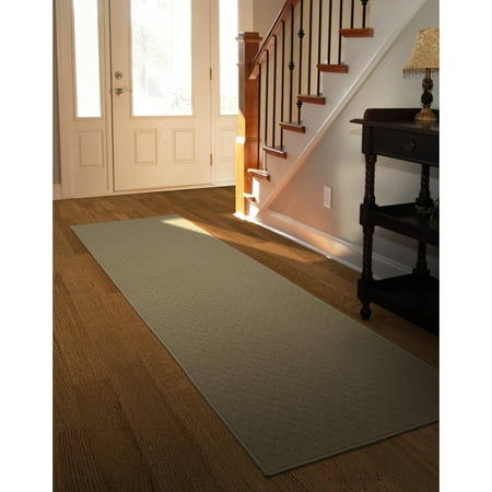 Area Rug 2x8 Sage Runner - Garland Medallion Collection Runner Rug