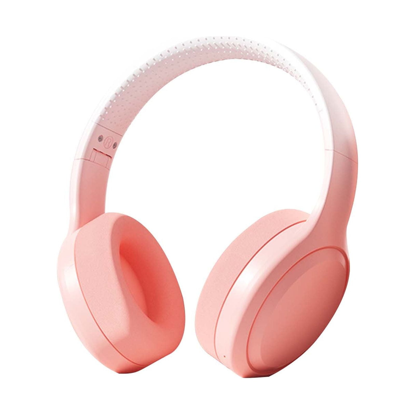 Bluetooth Headphones Over Ear, 80H Playtime Headphones Wireless with Mic, Bluetooth Headphones with 3 EQ Modes, HiFi Stereo Foldable Wireless Headphones for Phone PC Travel Workout,Pink