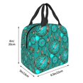 thumbnail image 3 of Easygdp Boho Dreamcatcher Bolsa Térmica Premium - Tela Oxford Impermeable, Gran Capacidad, Bolsillo Frontal, Unisex para Trabajo, Escuela, Actividades al Aire Libre y Picnics, 3 of 8