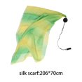 thumbnail image 5 of amagogo Belly Dance Poi Ball and Scarf Set Imitation Silk for Stage Shows Parties Events Yellow Green, 5 of 9