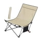 thumbnail image 4 of Silla de camping ajustable y portátil con bolsa de transporte. Silla plegable ligera. Caqui, 4 of 9