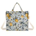 thumbnail image 7 of FORMRS Womens Corduroy Tote Bag Crossbody Shoulder Purse Handbag with Detachable Strap, Blue Lemons Pattern, 7 of 7