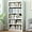 White, variant on 5-Tier Metal Book Shelf, 61” Tall Bookshelf with Adjustable Storsge Shelves, Library Bookcase with Book Stopper, Modern Black Bookcase for Living Room, Media Room, Bedroom