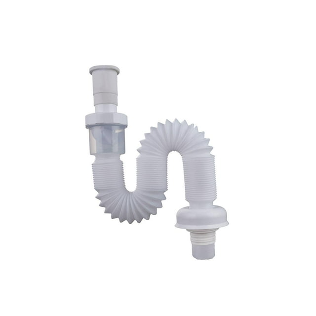 Tubo de drenaje para fregadero de cocina, fácil de instalar, repuestos, tubo de extensión para lavabo, hogar y cocina.