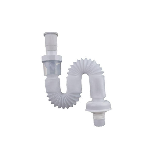 Tubo de drenaje para fregadero de cocina, fácil de instalar, repuestos, tubo de extensión para lavabo, hogar y cocina.