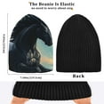 thumbnail image 5 of joogoo Horse Running on Sea Beanie Hats Cuffed Winter Warm Knit Thick Beanies, 5 of 7