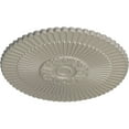 thumbnail image 3 of 41"OD x 1 5/8"P Nexus Ceiling Medallion (Fits Canopies up to 7 1/4"), Hand-Painted Pearl White, 3 of 6