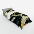 thumbnail image 2 of Ambesonne Lake Bedding Set 3 Pcs, Dark Woods Mountains Modern, TwinXL, Dark Green Teal Khaki, 2 of 2