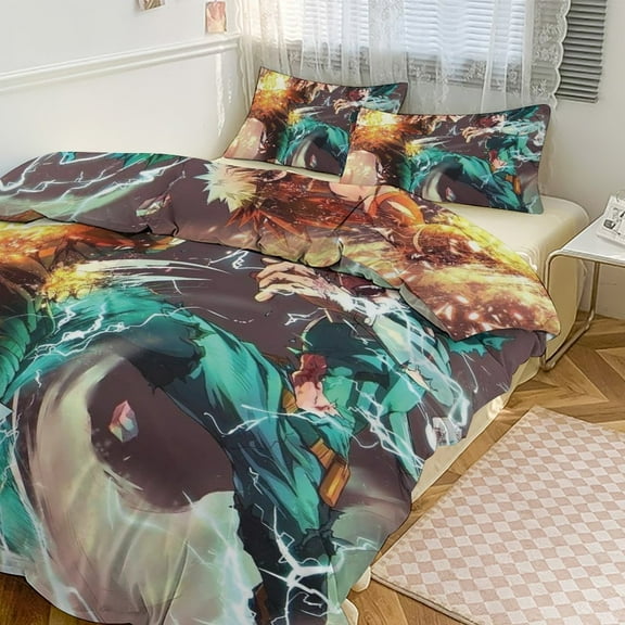 My Hero Academy 7. Luxury Dual-Sided Bedding Set | Heavyweight, Ultra Soft & Vibrantly Printed