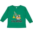 thumbnail image 3 of Inktastic Little Brother Construction Truck Boys Boys Long Sleeve Toddler T-Shirt, 3 of 5