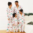 thumbnail image 2 of Conjuntos de pijamas de manga larga con estampado de temática navideña a juego para toda la familia (resistentes al fuego), 2 of 5