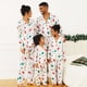 thumbnail image 2 of Conjuntos de pijamas de manga larga con estampado de temática navideña a juego para toda la familia (resistentes al fuego), 2 of 5