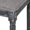 thumbnail image 3 of GDF Studio Fernleaf French Country Fabric Upholstered Wood Expandable 7 Piece Dining Set, Gray, 3 of 13