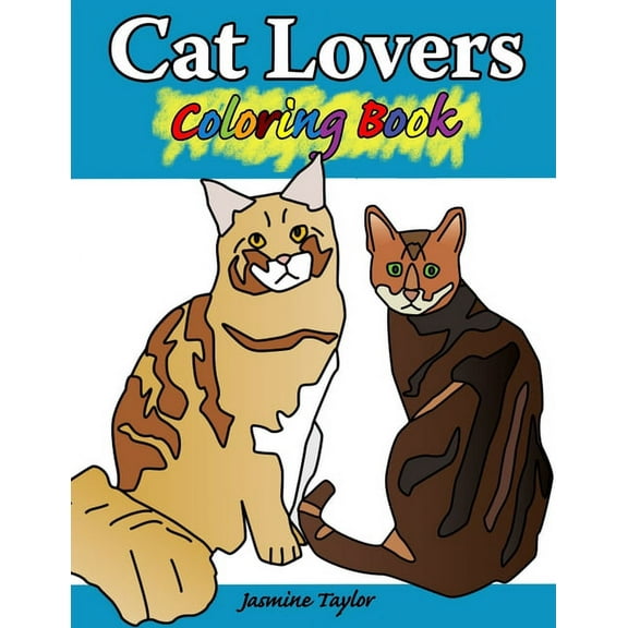 Cat Lovers Coloring Book, (Paperback)