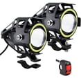 thumbnail image 1 of Faro Led Para Motocicleta 2 uds luces de circulación diurna 6000K 3 modos para iluminación de marcha atrás en el patio trasero del jardín Sywqhk Accesorios para autos y motos, 1 of 6