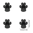 thumbnail image 3 of huayou Non Slip Dog Paw Protector Pads, Breathable Anti Wear Foot Stickers, 4 Pack, Decoration, for Pet Outdoor Use, 1.57x1.3 inch, Black, 3 of 7