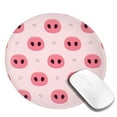 thumbnail image 2 of Disketp Pig Noses Small Mouse Pad 7.9x7.9 Inches,Washable Round Mousepad For Office Laptop Computer,Non-Slip Rubber Base Mouse Pads For Wireless Mouse, 2 of 8