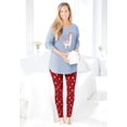 thumbnail image 6 of Dreams & Co. Plus Size 2-Piece Pj Legging Set, 6 of 6