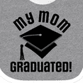 thumbnail image 4 of Inktastic My Mom Graduated Boys or Girls Baby Bib, 4 of 4