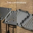 thumbnail image 2 of Table de Camping Portable en Alliage d'Aluminium Pliable, Creuse, Assemblable, Réglable, pour l'Extérieur, 2 of 8
