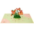 thumbnail image 3 of Poppy Flowers Pop Up Card, 3 of 5