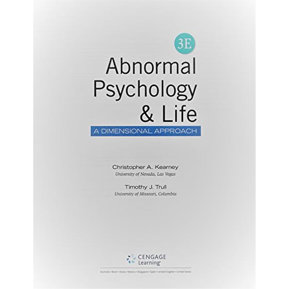 Pre-Owned ABNORMAL PSYCHOLOGY+LIFE (LL)-TEXT, 9781337273268, 1337273260, Paperback, 3rd edition