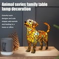 thumbnail image 3 of KGOTA Lamp And Pug Lamp,2025 Dachshund Lamp,Dog Series Art Night Light,Stained Resin French Bulldog Tabletop Night Light,Cute Pet Dogs Themed Led Table Lamps Miniature Dog-Shaped Led Desk Lamp, 3 of 10