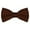 Brown, variant on Solid Light Sage Green Men's Pre-Tied Bow Tie