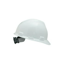 V-Gard® Slotted Hard Hat Cap, Fas-Trac® III Suspension, White