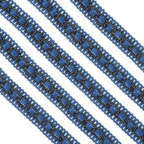 11 Yard Braid Trim, 0.7" Wide Braid Lace Ribbon Gimp Trim Strap for DIY Craft Sewing Accessories Costume Home Decorations, Sapphire Blue
