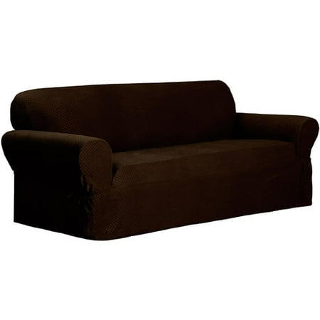 Maytex Stretch Dot Polyester/Spandex Loveseat Slipcover