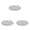 Silver 3PCS, variant on Maker Dumplings Maker Metal Meat Dumplings Dumplings Maker Siberian Meat Dumpling Maker Machine Ravioli Cutter