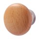 thumbnail image 2 of Gancho de pared de madera resistente, multiusos, moderno, para un solo abrigo, para colgar en la pared Haya, 2 of 9