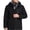 Black, variant on Herrnalise Unisex Casual Solid Zipper Graphene Charging And Heating Three-block Intelligent Temperature Control Medium And Long Hooded Heating Jacket Black