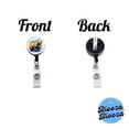 thumbnail image 3 of Animal Mad Wolverine Watercolor Retractable Reel ID Badge Key Card Name Tag Holder with Clip, 3 of 7