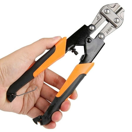 

Efficient Durable and Reliable 8 Inch Heavy Duty Mini Bolt Cutter - Superior Shear Cutting Tool for Thick Bolts Strong Chains Threaded Rods and Wires - Ideal for Industrial and DIY U
