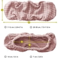 thumbnail image 4 of ORUYROP Housse d'Accoudoir de Chaise de Bureau Extensible Résistante à l'Eau en Spandex Extensible Jacquard Housse de Chaise d'Ordinateur pour Chaises de Bureau Accoudoir Rose, 4 of 7