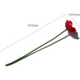 thumbnail image 2 of 30 flores artificiales rojas de seda de amapola de 13.0 in para el día conmemorativo, día de los veteranos, decoración del hogar, cocina, boda, 2 of 5